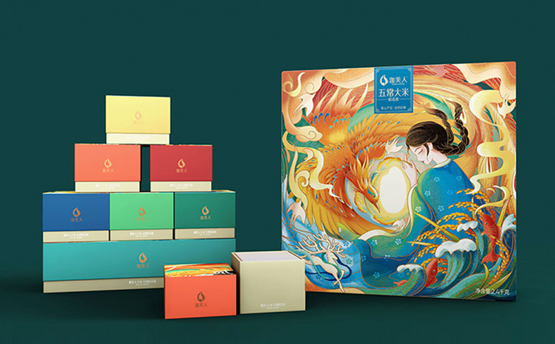 世紀金榜迦美人大米 多渠道產品規劃設計 五常大米品牌設計